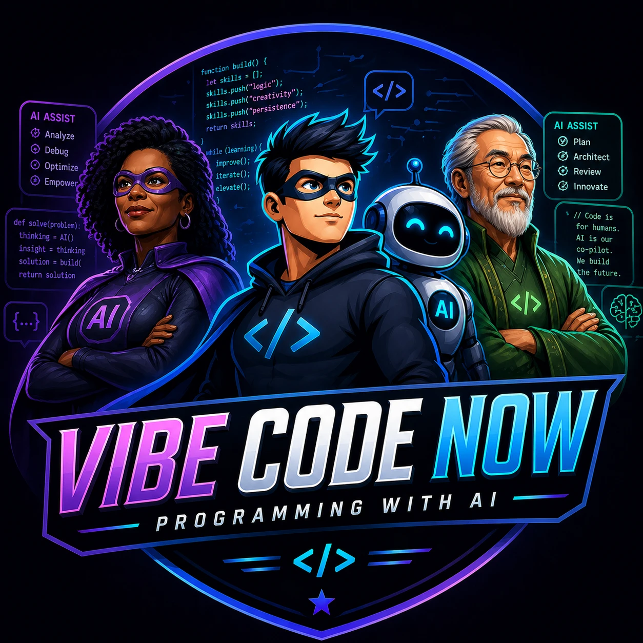 Vibe Code Now programming with AI